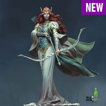 Miniatures Big Child Creatives Echoes of Camelot Queen Guinevere Display 75mm Stonebeard boxart Miniatures